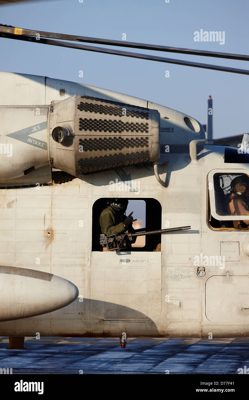 United States Marine Corps CH53D Sea Stallion heavy lift helicopter