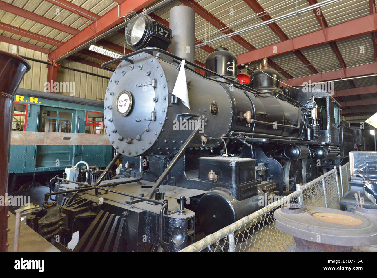 American Steam Locomotive Stock Photo - Alamy