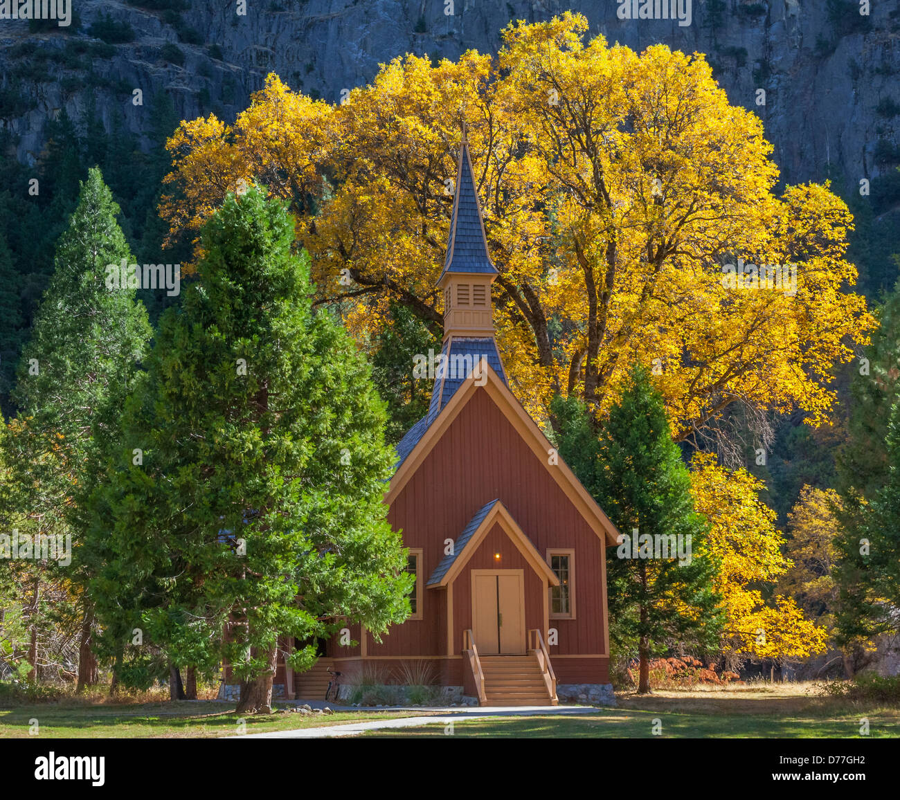 Yosemite National Park, CA Yosemite Valley Chapel (1879), the oldest