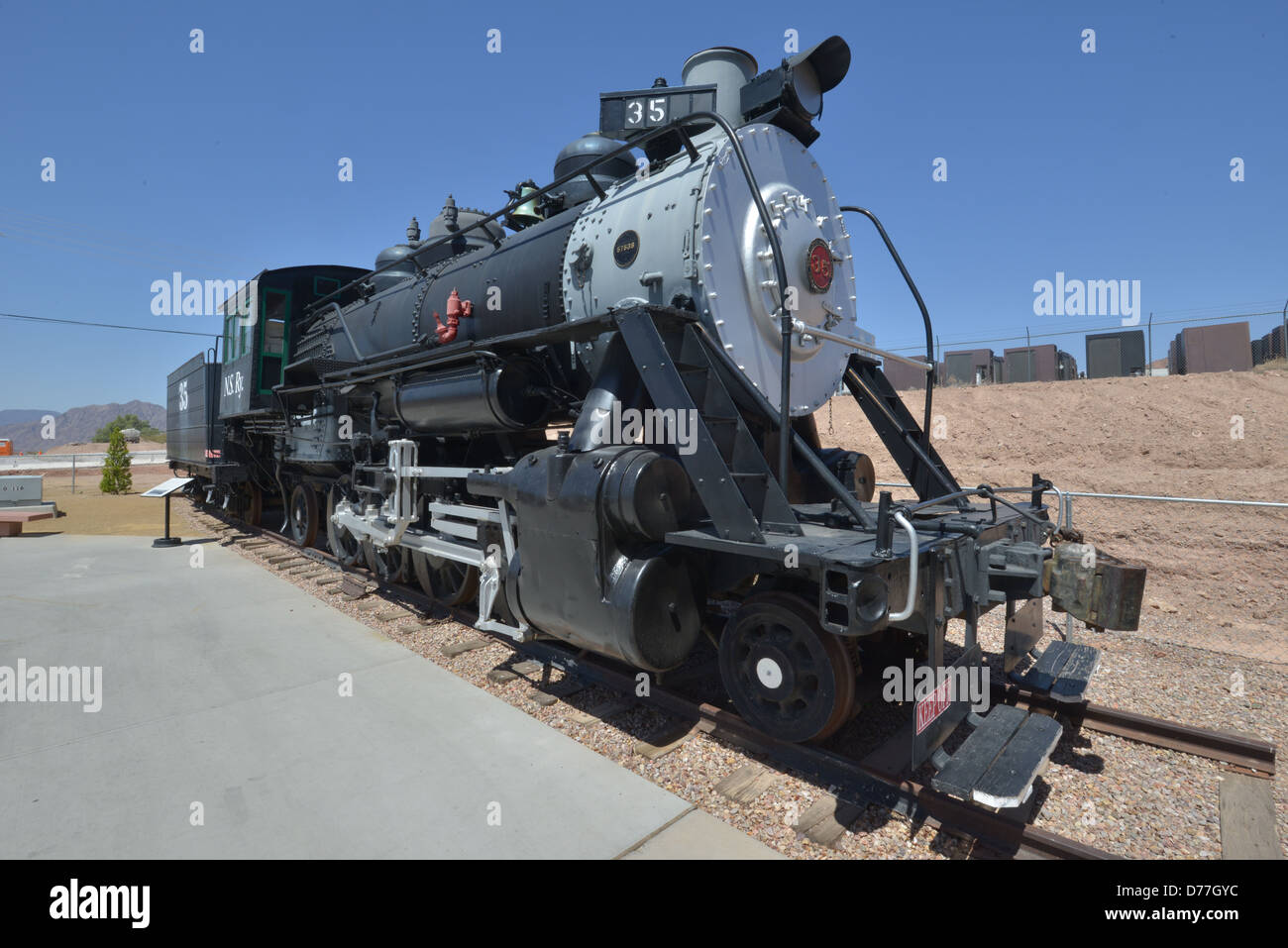 Steam locomotive at the Las Vegas railroad museum Stock Photo - Alamy