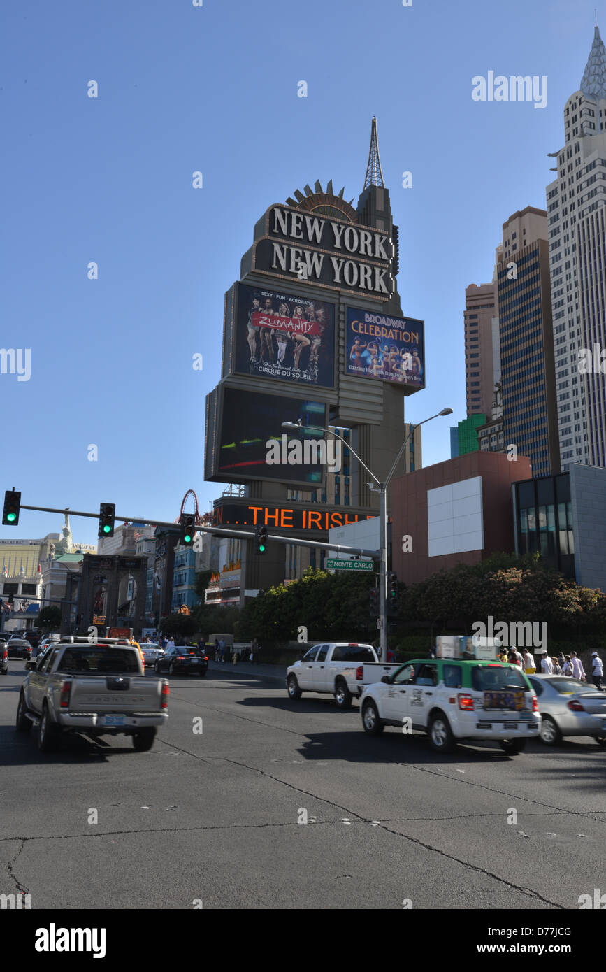 The New York, New York hotel in Las Vegas Stock Photo - Alamy