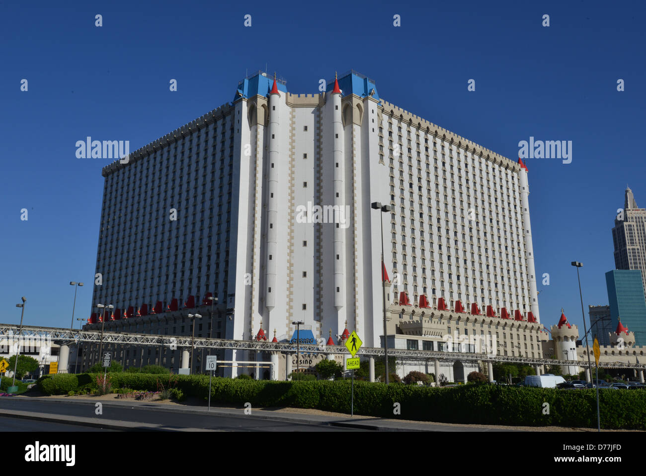 Excalibur hotel in Las Vegas. Stock Photo