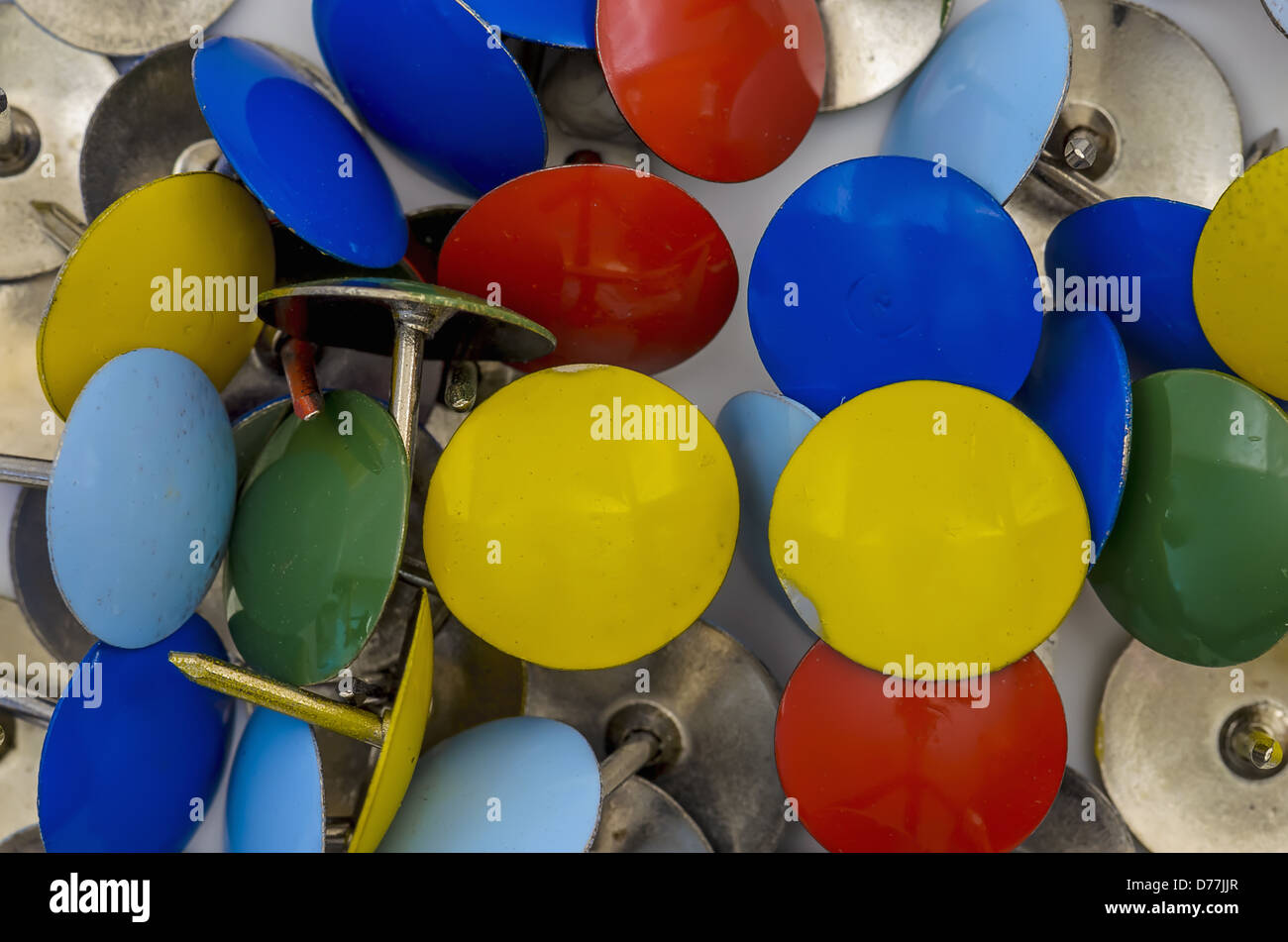 Drawing Pins 01 Stock Photo Alamy