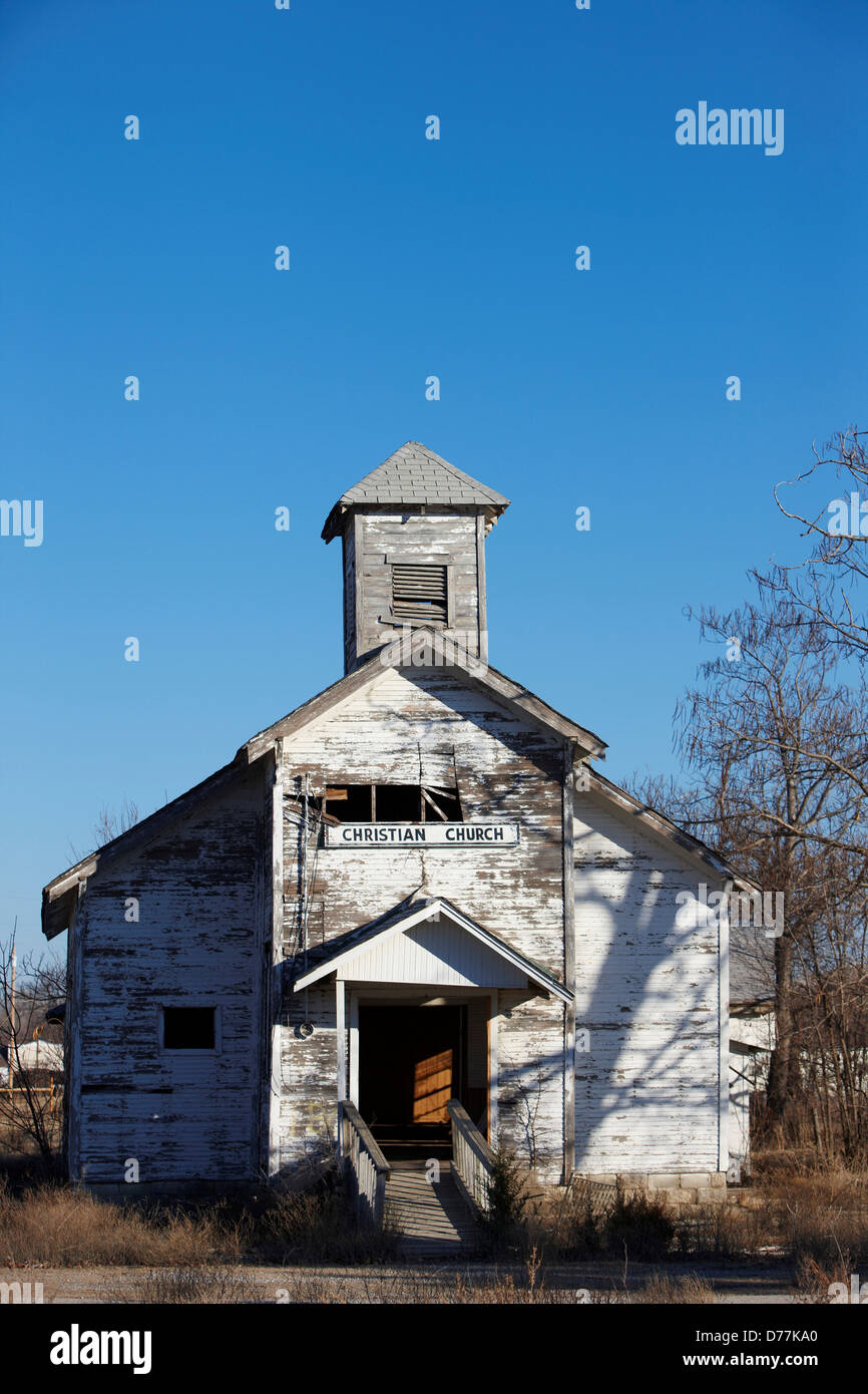 USA Oklahoma Picher Abandoned church Stock Photo Alamy