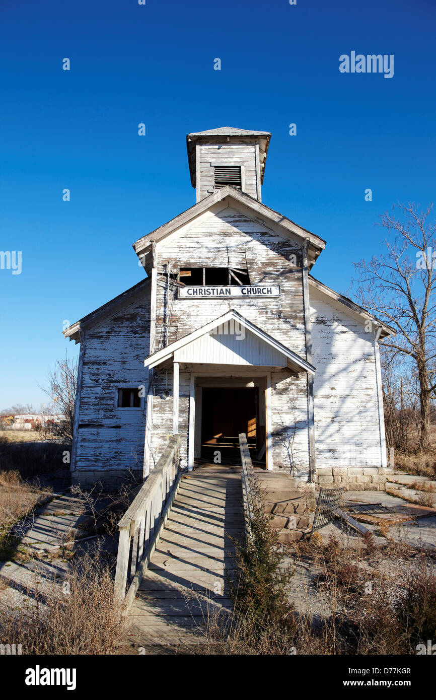 USA Oklahoma Picher Abandoned church Stock Photo Alamy