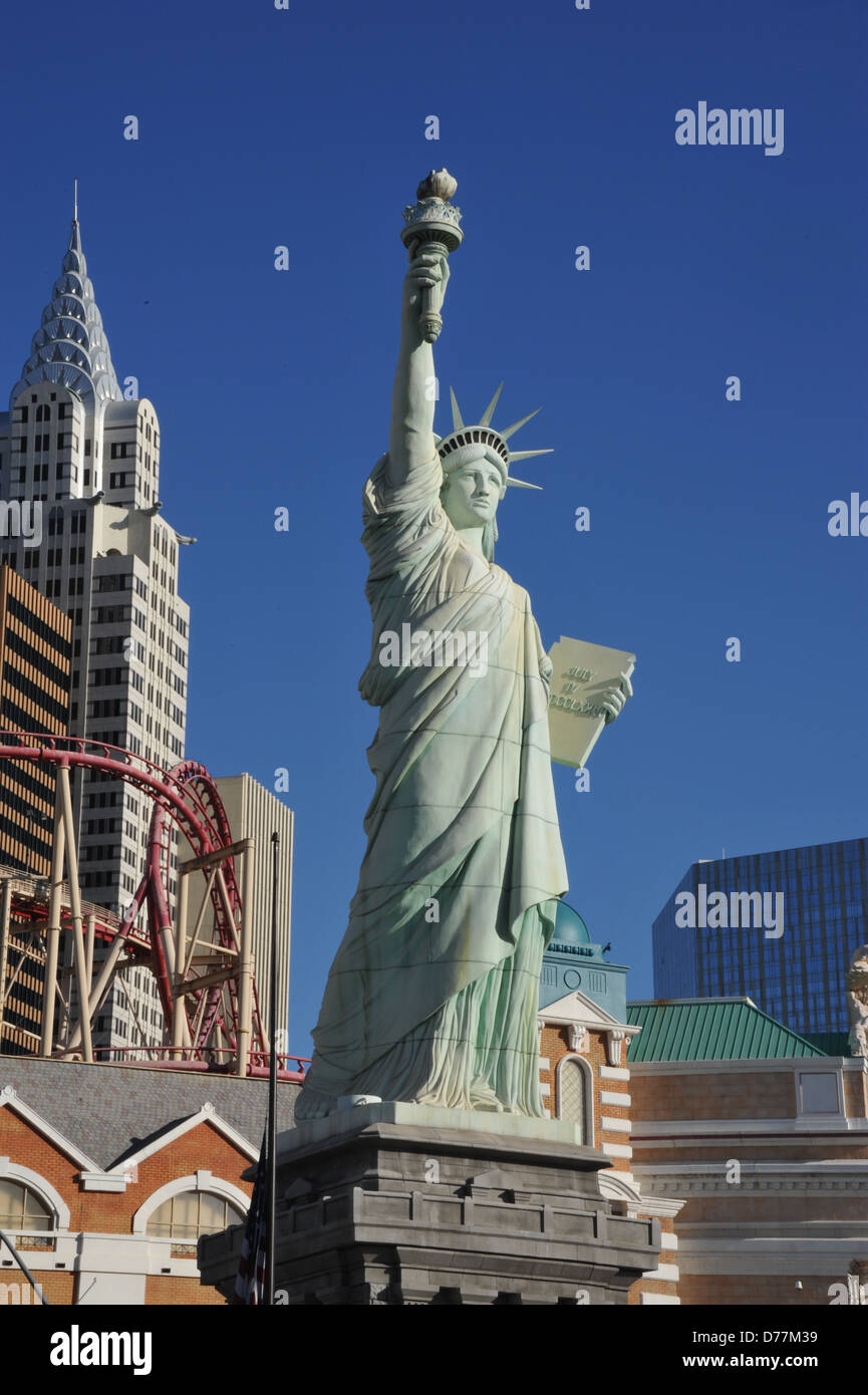 The New York, New York hotel in Las Vegas. Stock Photo