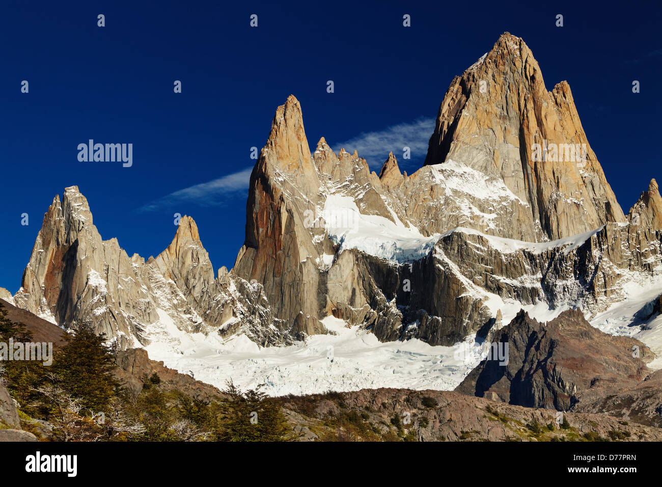 Mount Fitz Roy, Patagonia, Argentina Stock Photo