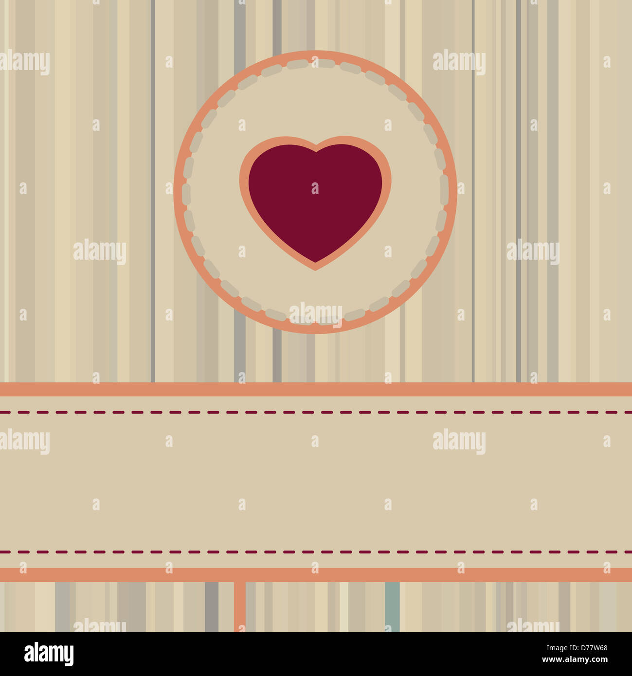 Vintage valentine Card or package design Stock Photo - Alamy