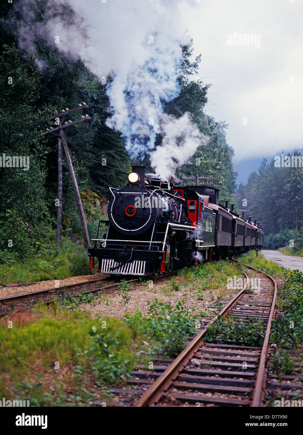 Used Yukon For Sale >> Steam engine number 73 White Pass Yukon Route narrow gauge railroad Stock Photo - Alamy Used Yukon For Sale >> Steam engine number 73 White Pass Yukon Route narrow gauge railroad Stock Photo - Alamy