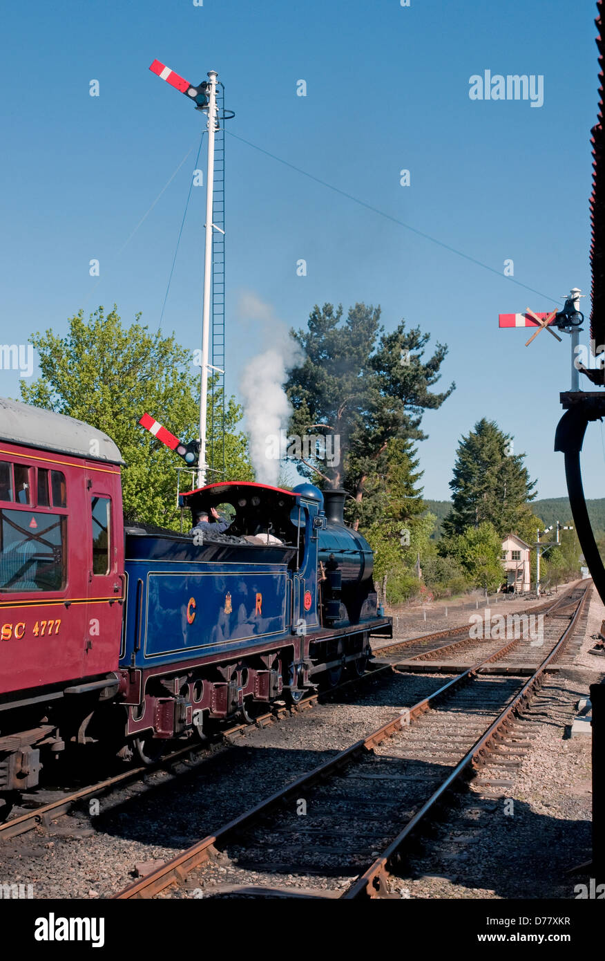 caledonian 0-6-0 steam locomotive 828,mcintosh jumbo 812 Stock Photo ...