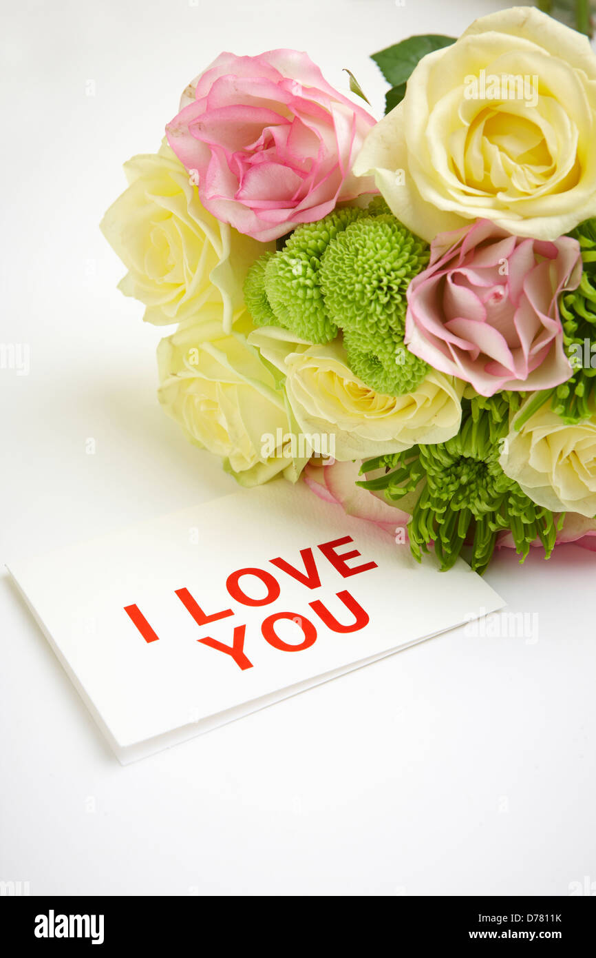 I Love You Florals Card I Love You Florals Card