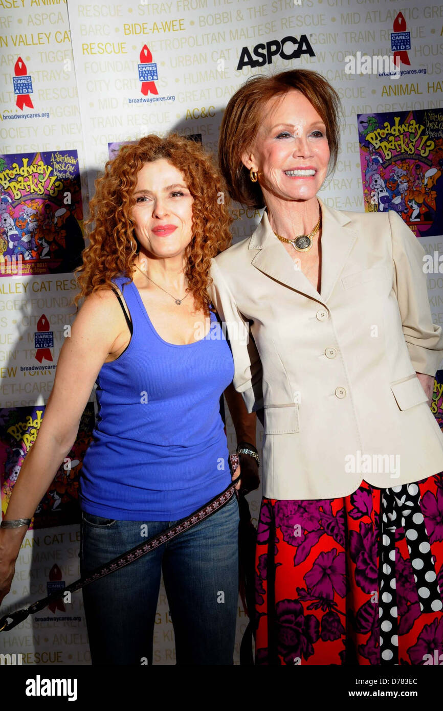 Bernadette Peters Mary Tyler Moore Broadway Barks The 13th