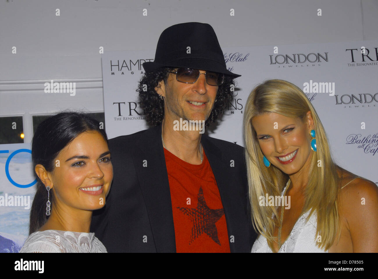 Katie Lee, Beth Ostrosky Stern , Howard Stern Hamptons Magazine party celebrating dual covers of Beth Ostrosky Stern and Katie Stock Photo