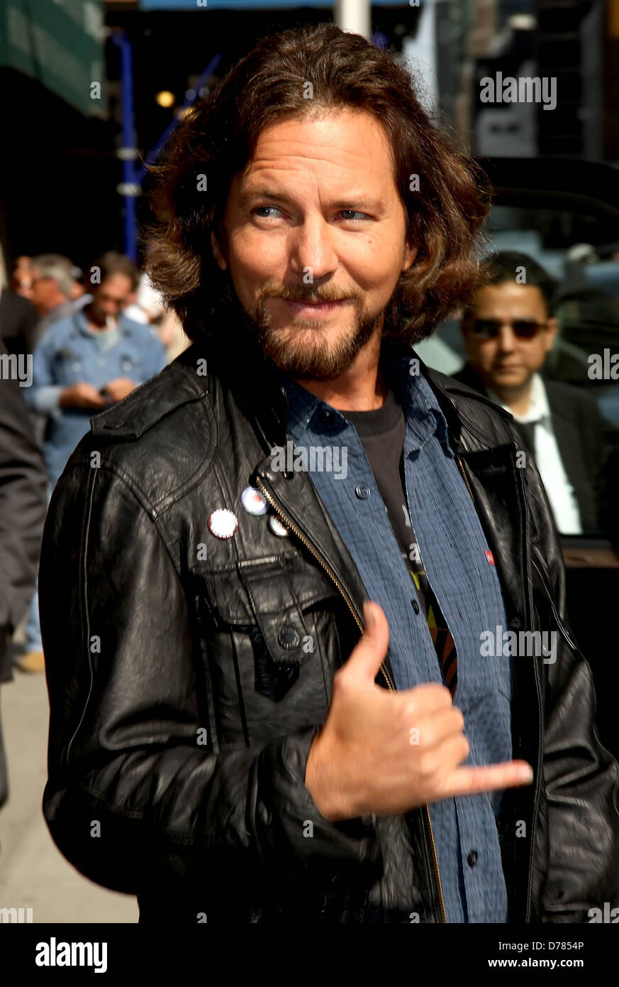 Eddie Vedder 'The Late Show with David Letterman' at the Ed