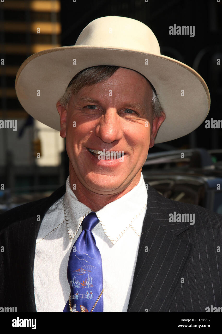 Buck Brannaman 'The Late Show with David Letterman' at the Ed Sullivan Theater - Arrivals New York City, USA - 20.06.11 Stock Photo