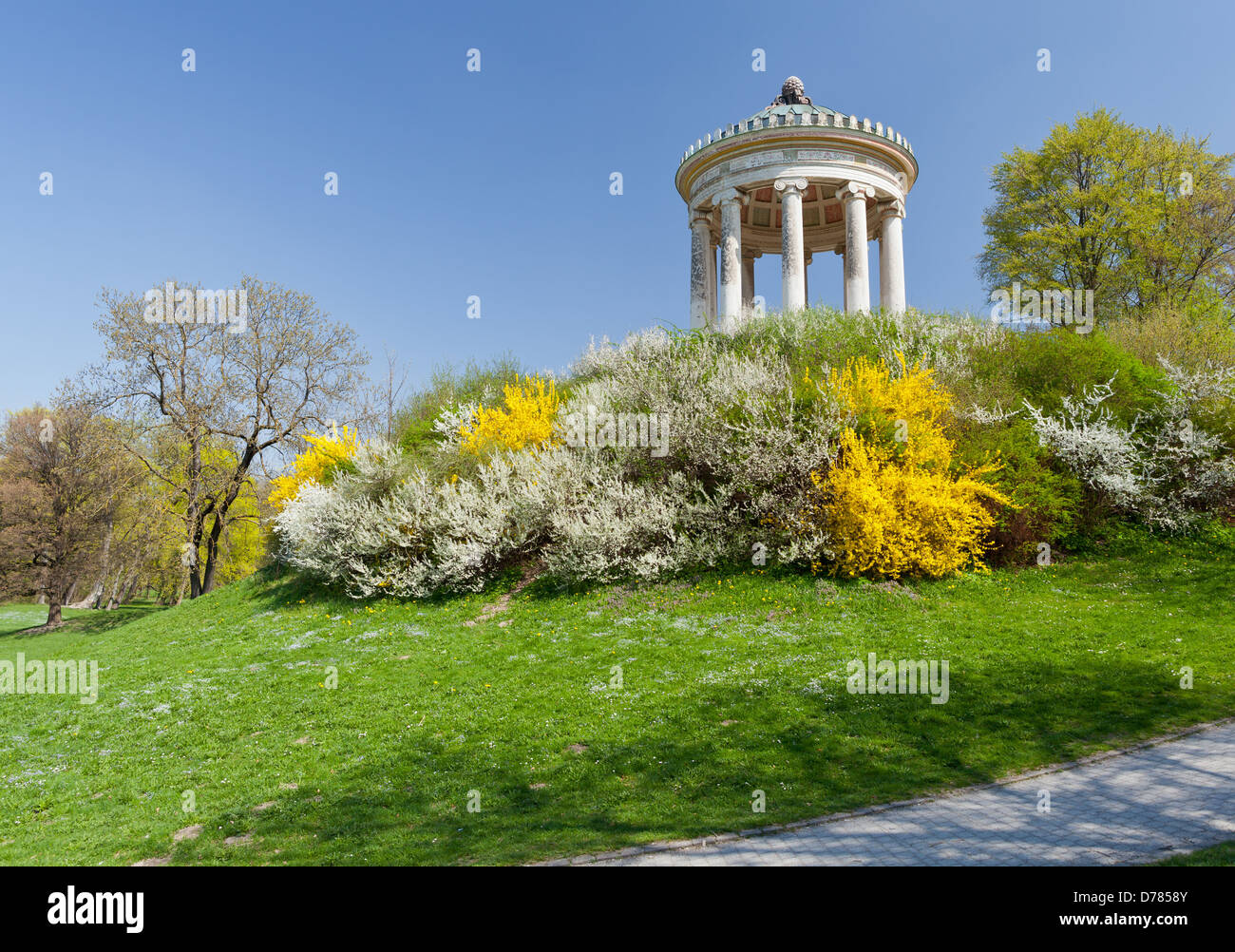 English garden with monopteros hires stock photography and images Alamy