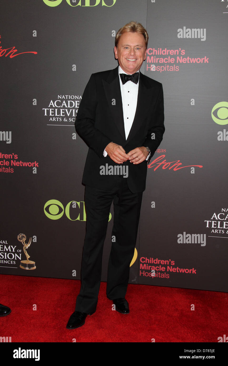 Pat Sajak Daytime Emmy Awards at the Hilton Hotel and Casino - Red Carpet Las Vegas, Nevada - 19.06.11 Stock Photo