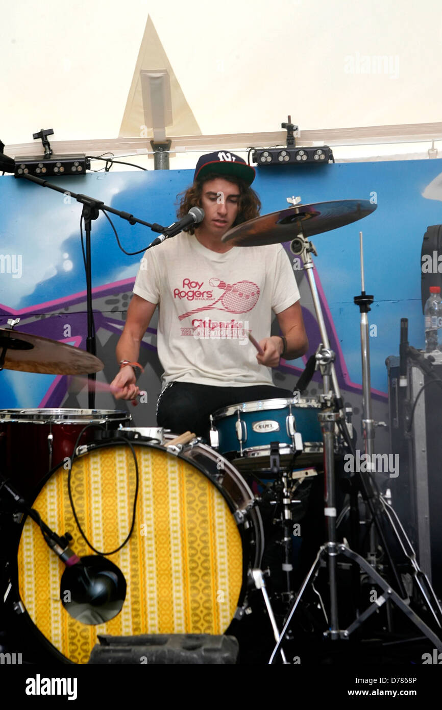 Bleeding Knees Club Lounge On The Farm Festival, held on Merton Farm - Day 1 - Performances Canterbury, England - 08.07.11 Stock Photo