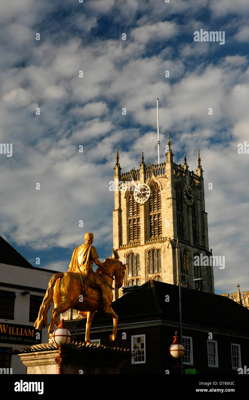 Holy Trinity Church is an Anglican parish church in the centre of Kingston upon Hull, East Riding of Yorkshire, England. Stock Photo