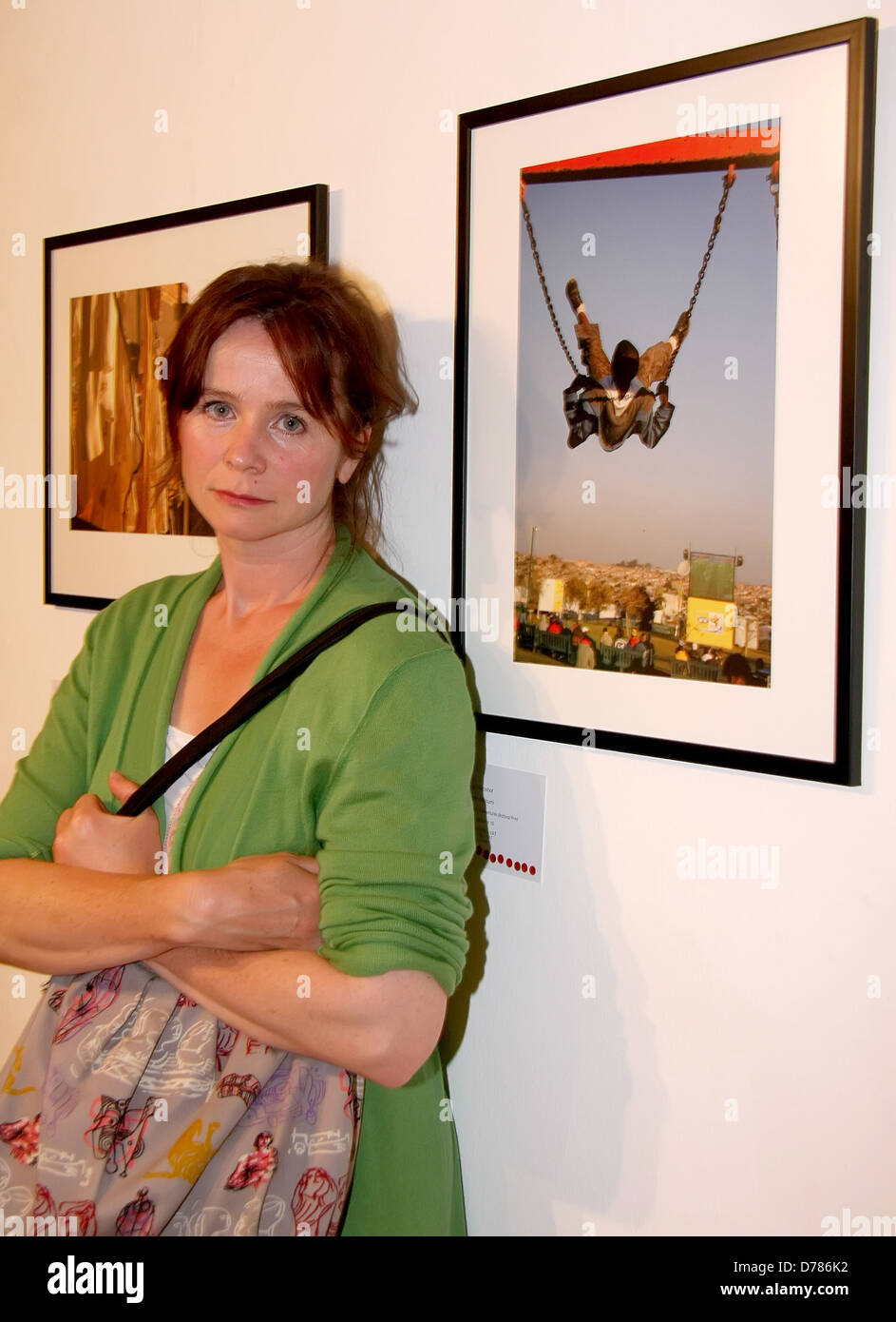 Emily Watson Wembley To Soweto Exhibition Gala Opening at the OXO Tower - Inside London, England - 07.07.11 Stock Photo