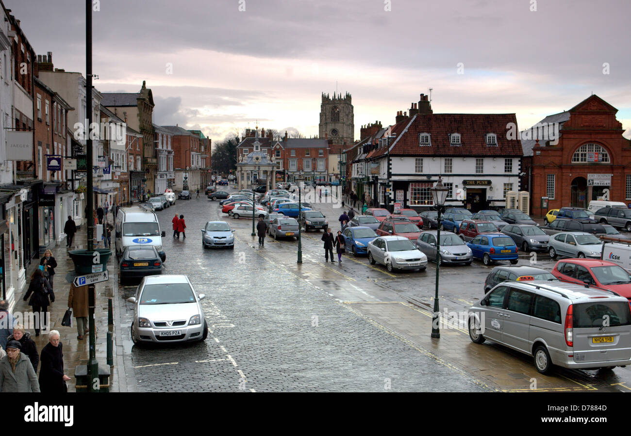 Beverley Market Place , East Yorkshire , UK Stock Photo 56115709 Alamy