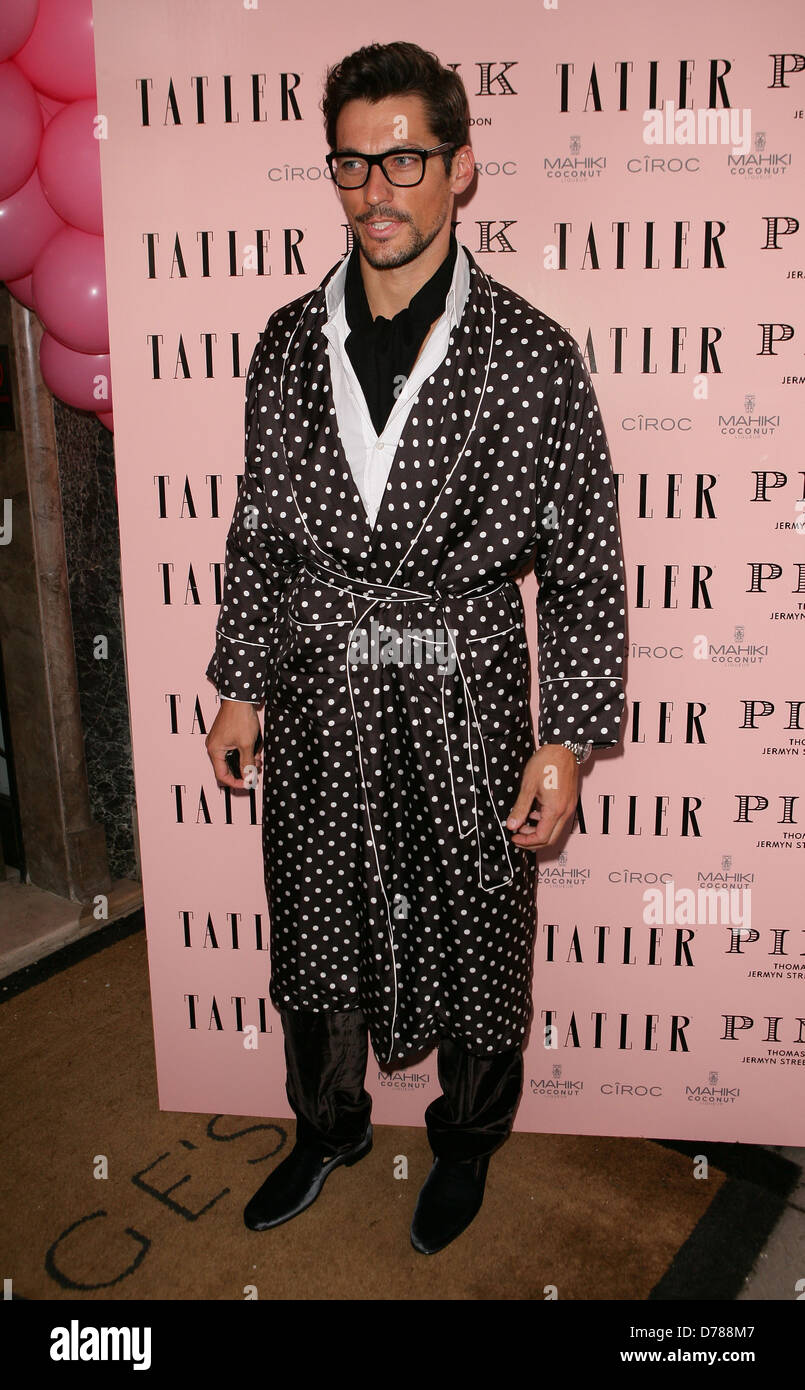 David Gandy Tatler Pyjama Party at Claridge s Hotel London