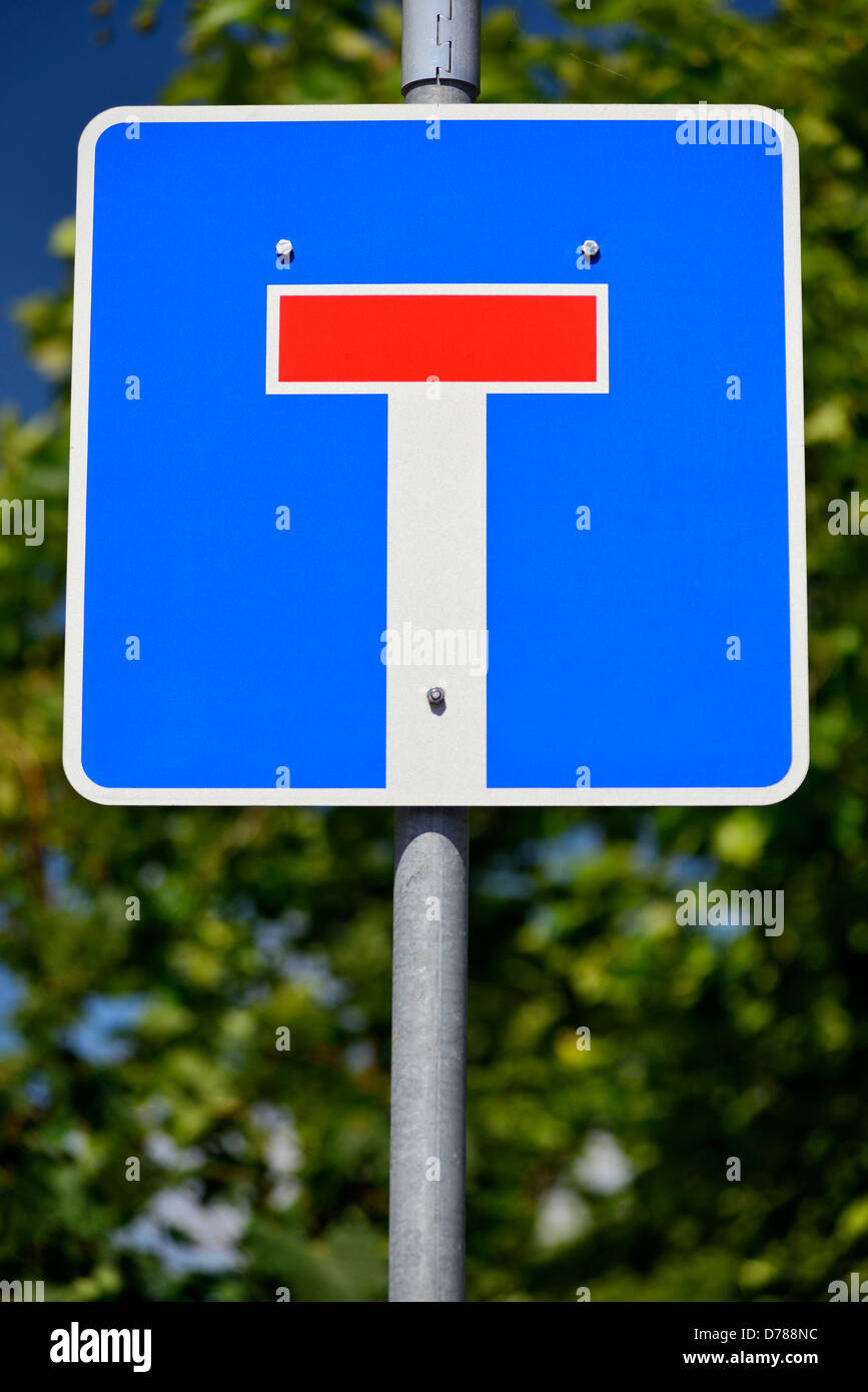 Sign Dead end Stock Photo