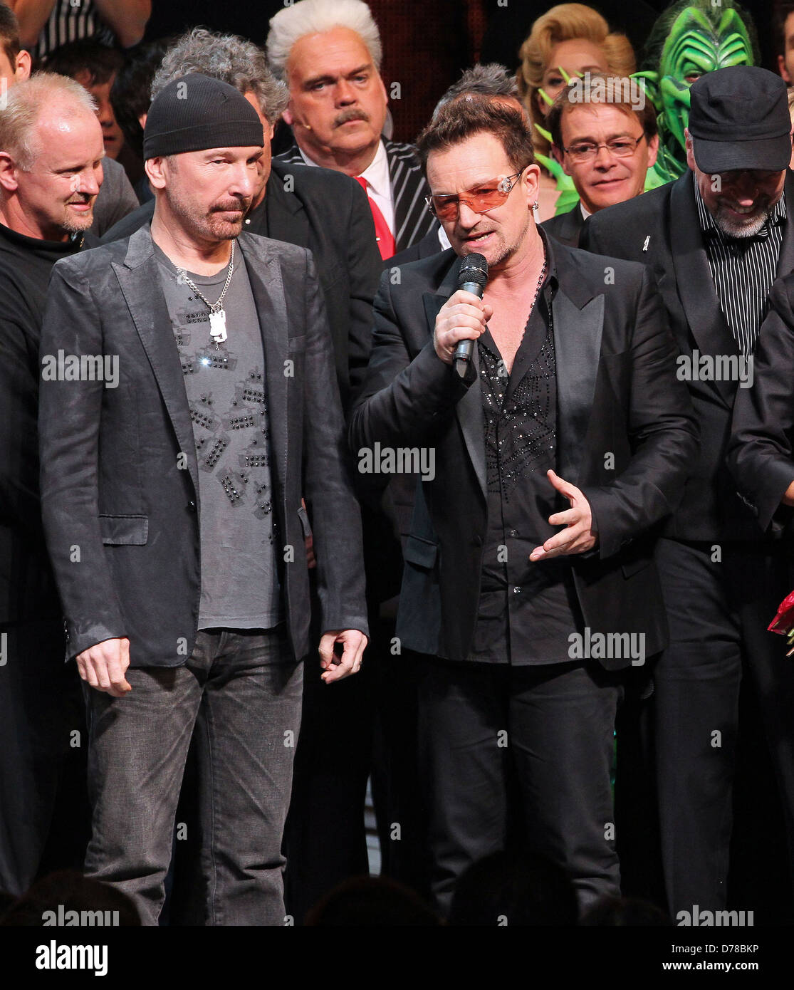 Steven Edge The Edge, Bono, 'Spider-Man: Turn Off The Dark' Broadway Opening ...