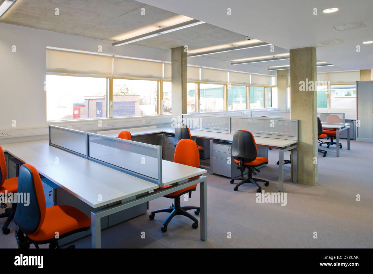 Contemporary Office Interiors Stock Photos