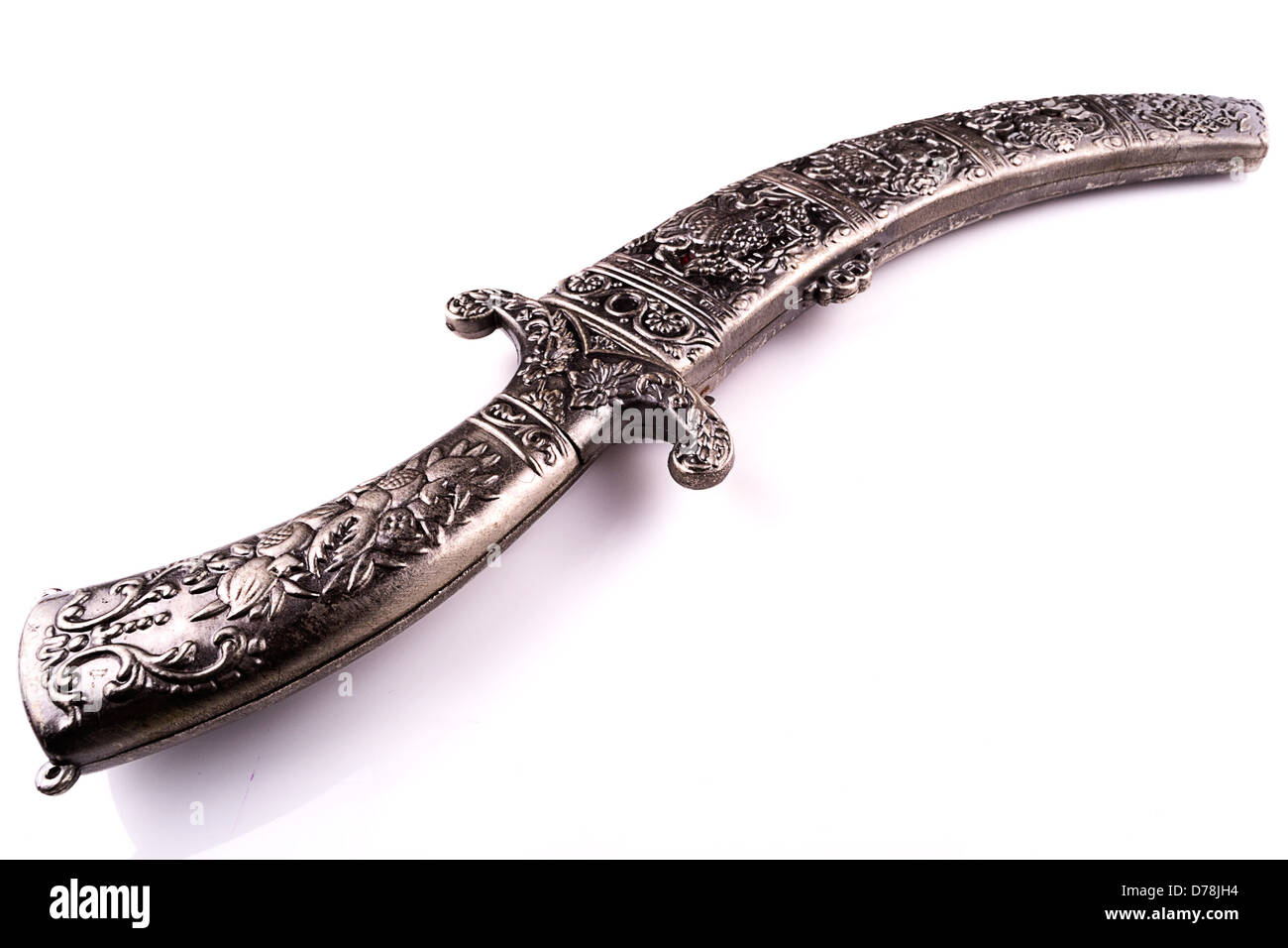 Arabian traditional ancient dagger Stock Photo