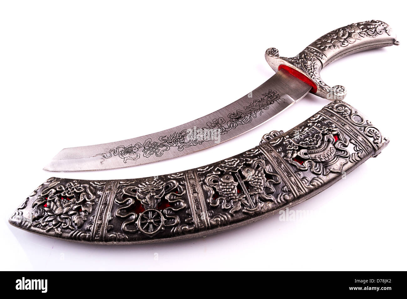 Arabian traditional ancient dagger Stock Photo