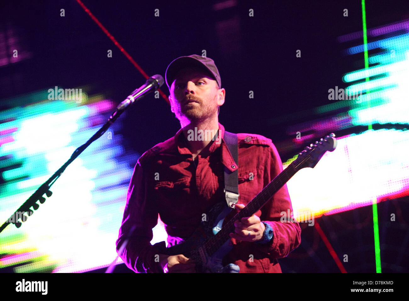 Coldplay performs live during the Open'er Festival in Poland Poland ...