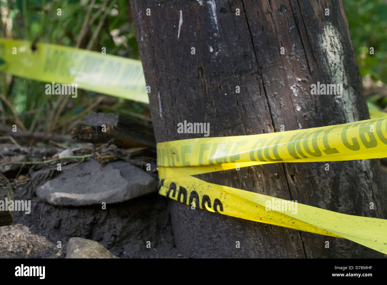 Yellow police tape hires stock photography and images Alamy