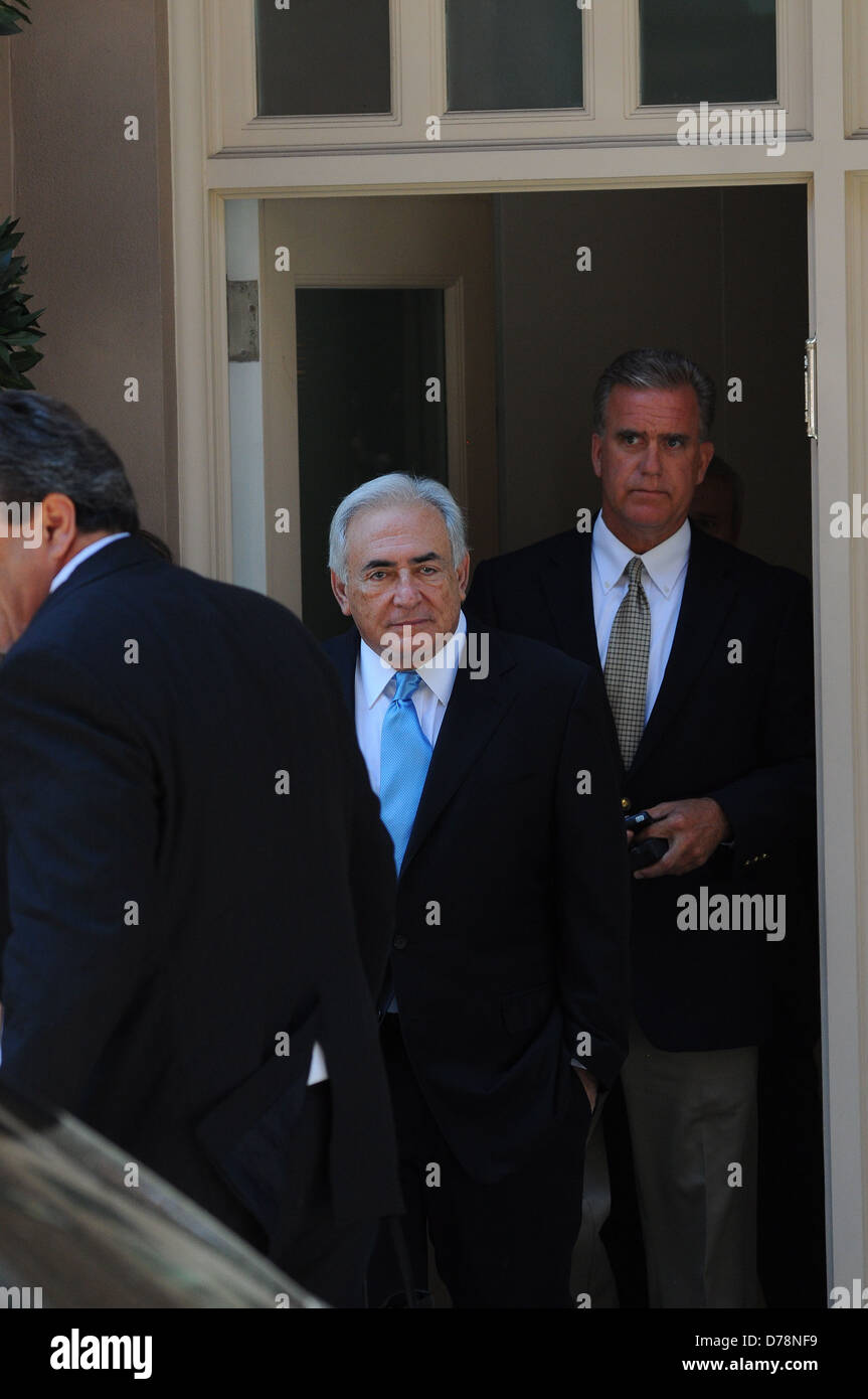 Dominique Strauss-Kahn leaving his residence New York City, USA – 01.07