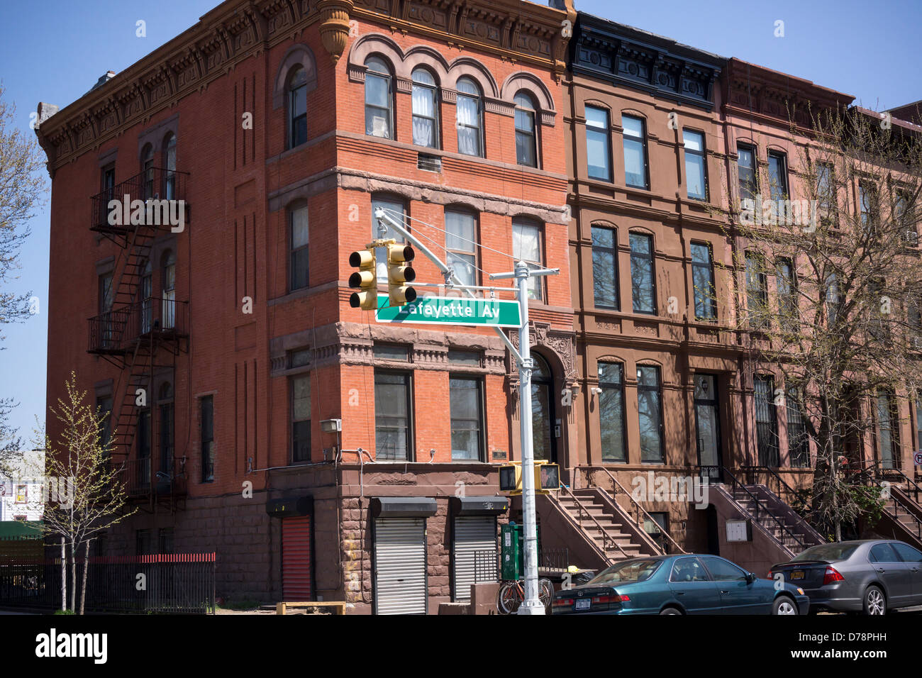 Brownstones in the BedfordStuyvesant neighborhood of Brooklyn in New