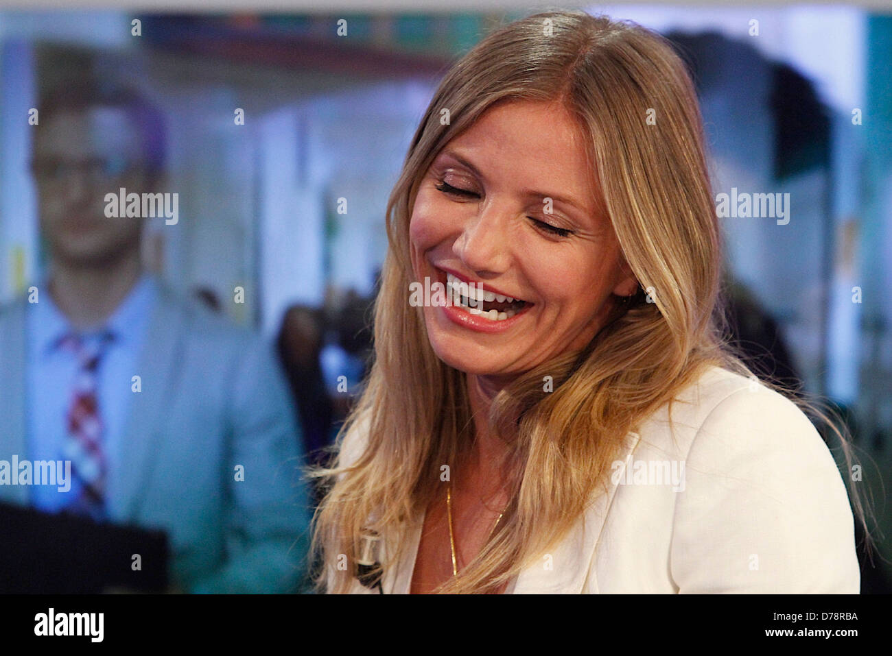 Cameron Diaz promotes her film 'Bad Teacher' on the Spanish TV show 'El Hormiguero' Madrid