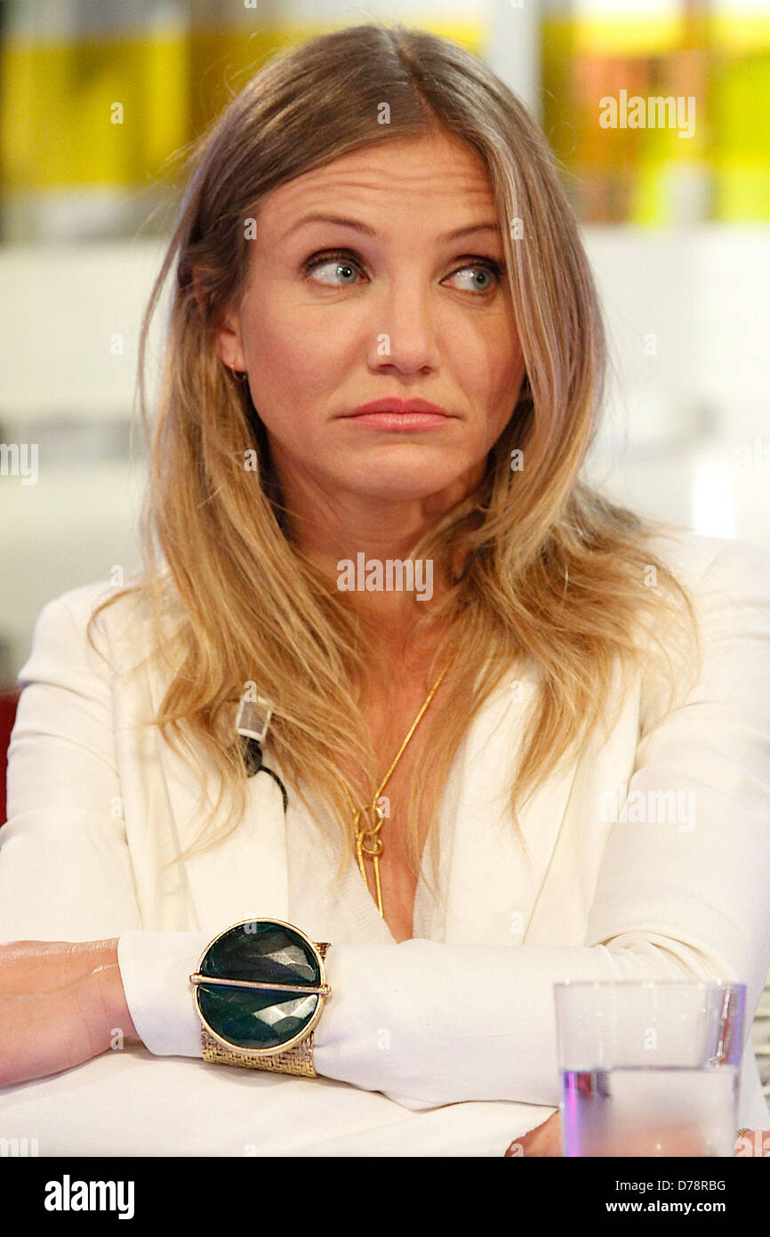 Cameron Diaz promotes her film 'Bad Teacher' on the Spanish TV show 'El Hormiguero' Madrid