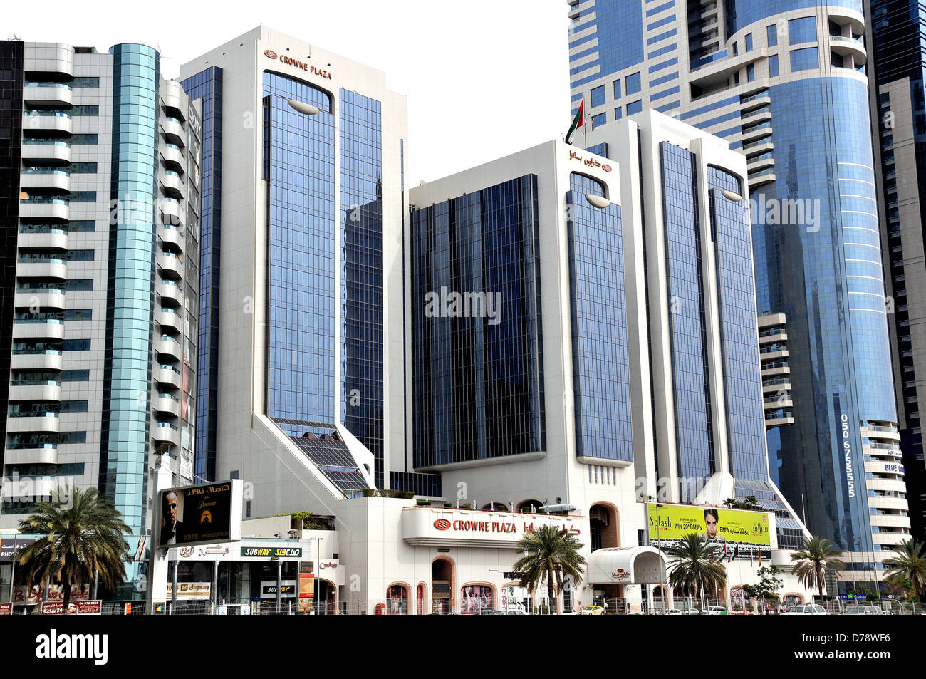 Futuristic Tower Crowne Plaza Hotel Financial District Sheikh