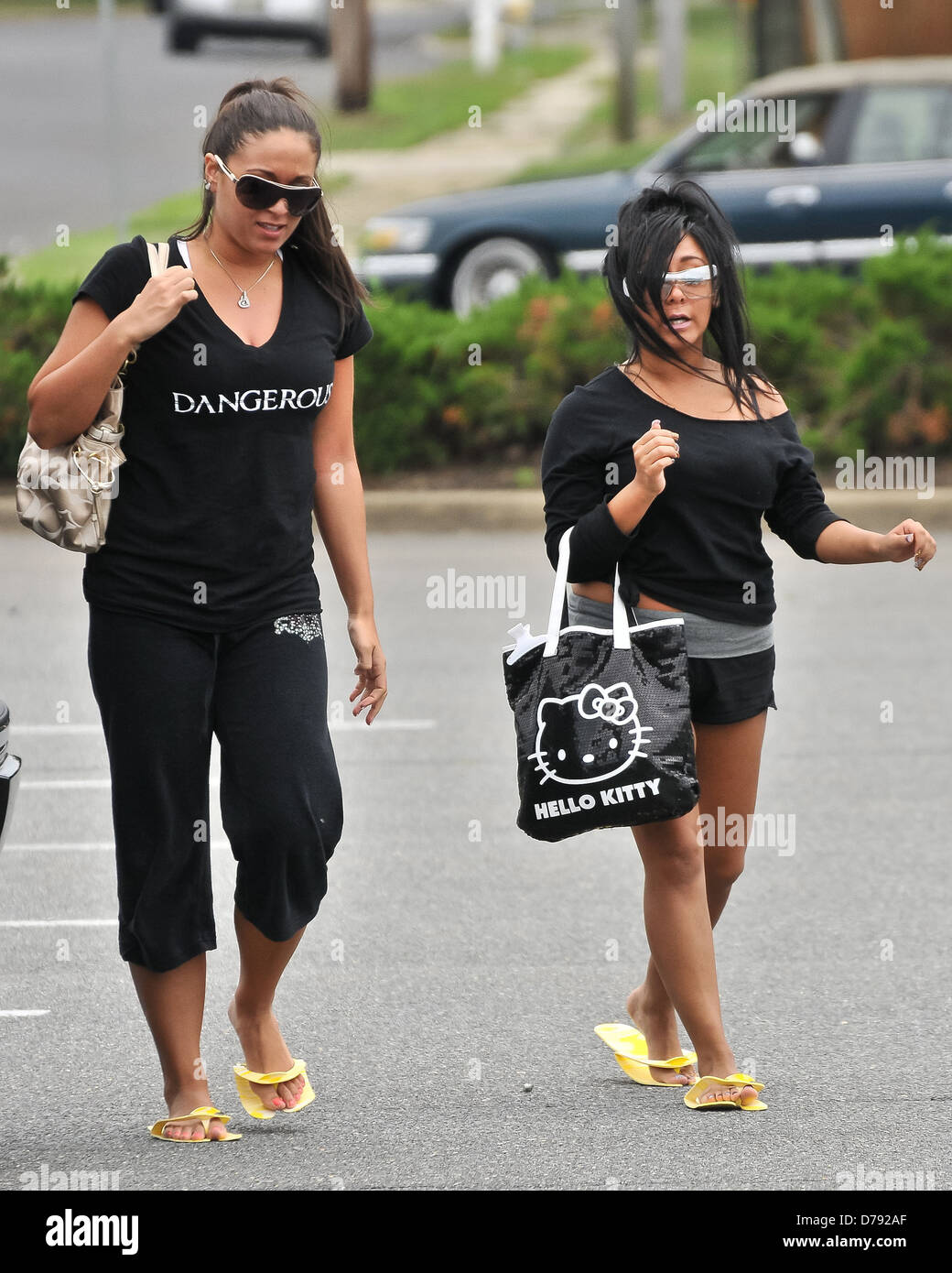 Sammi Giancola and Nicole Polizzi aka Snooki Cast members of MTV's