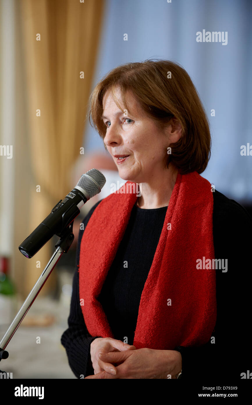 Posy Simmonds at the Oldie Literary Lunch 16/4/13, Stock Photo