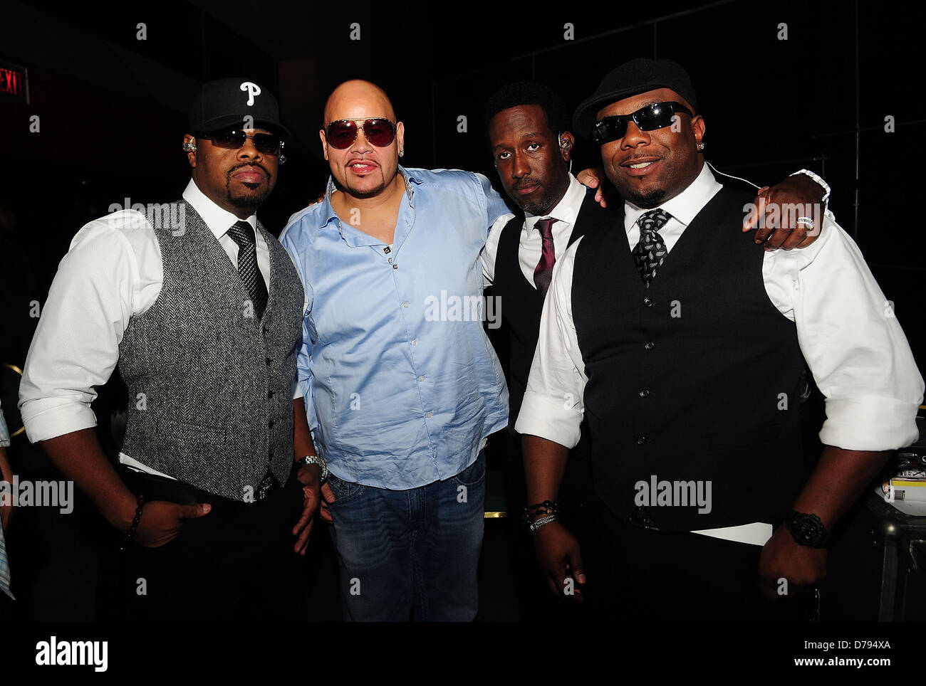 Nathan Morris, Shawn Stockman, Wanya Morris from R&B group Boyz II Men