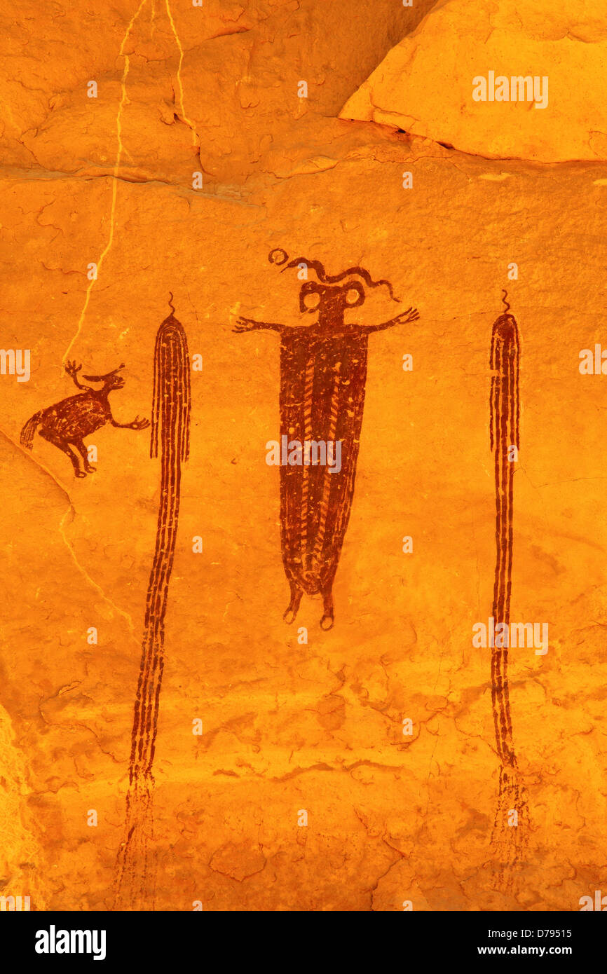 Head Sinbad Pictographs Stock Photo