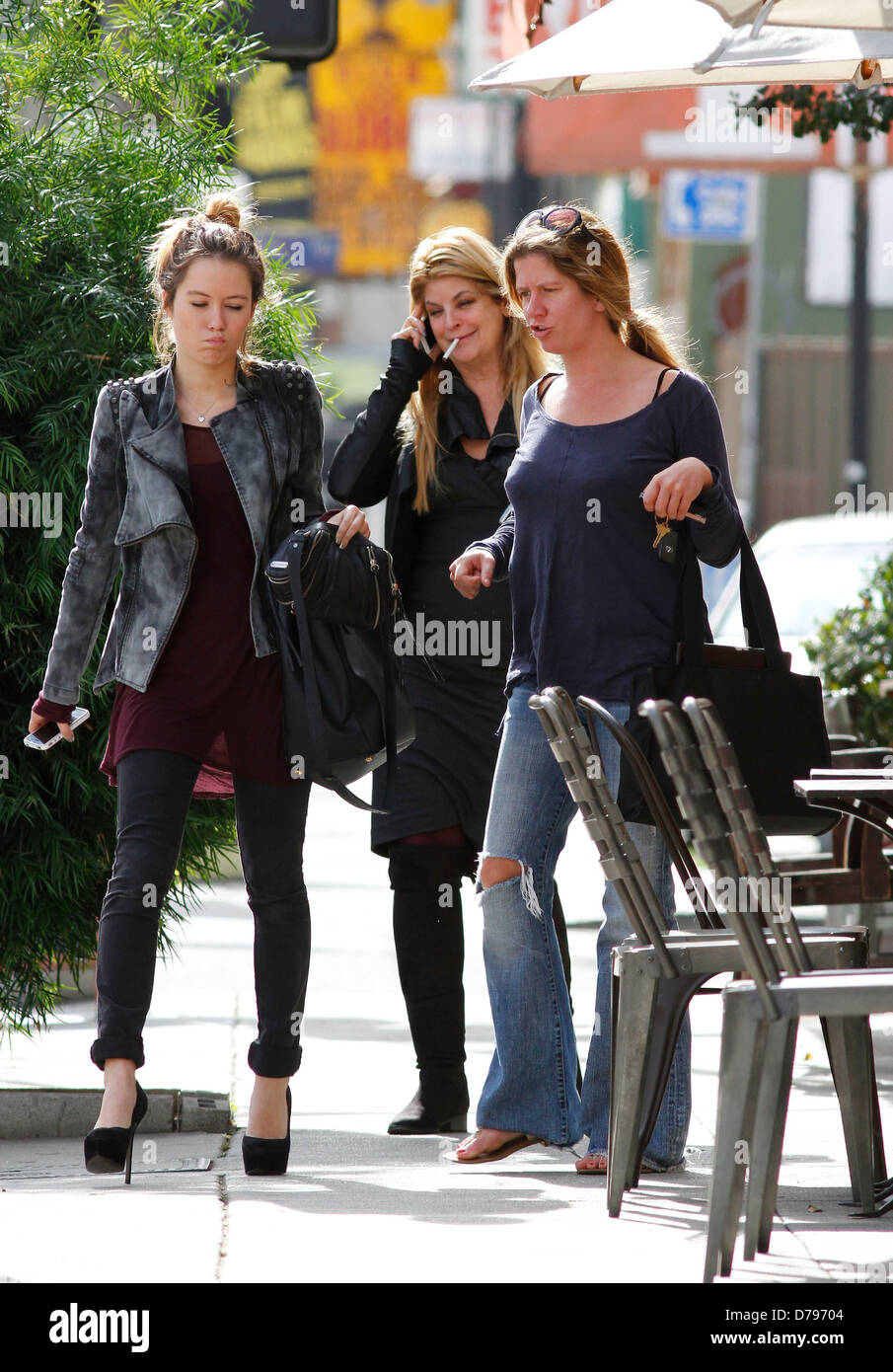 did kirstie alley smoke cigarettes Kirstie Alley and daughter Lillie out and about in Los Angeles. Kirstie has  a cigarette in her mouth as she talks on the phone Stock Photo