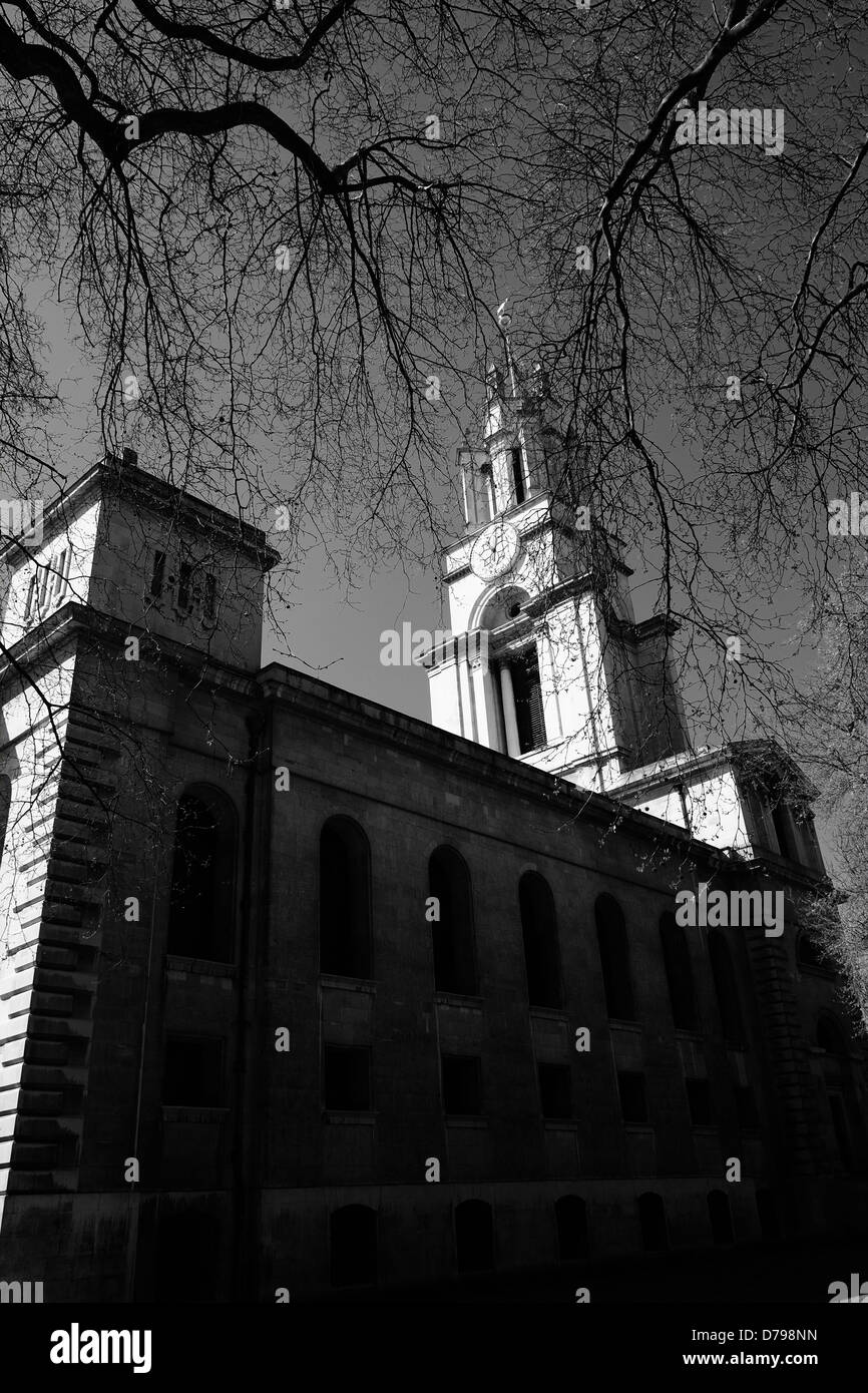 St Anne's Limehouse Stock Photo Alamy
