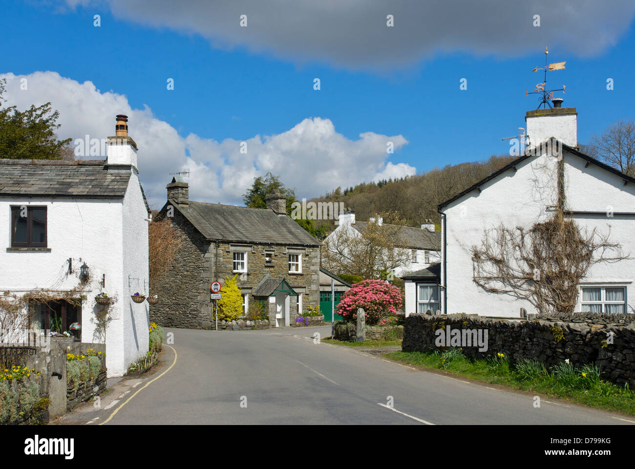 Anvil Cottage In The Village Of Near Sawrey Lake District