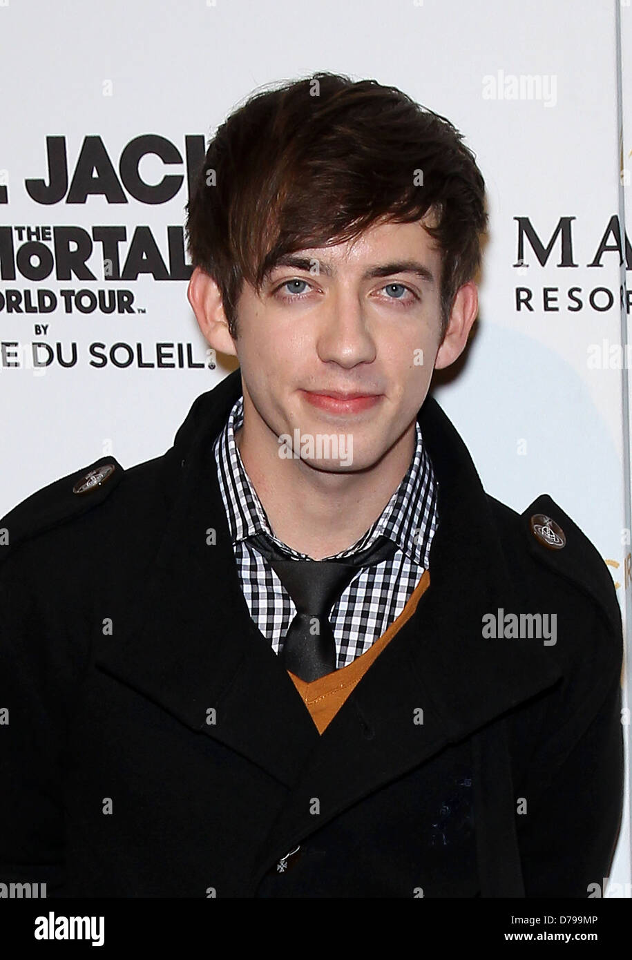 Kevin McHale The opening of Michael Jackson's 'The Immortal World Tour' at the Mandalay Bay Resort and Casino Las Vegas, Nevada Stock Photo