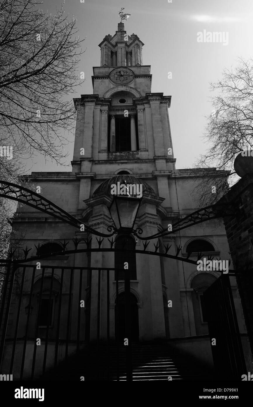 St Anne's Limehouse Stock Photo Alamy