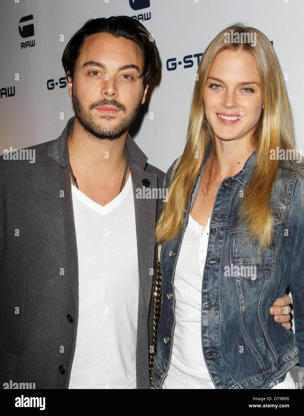 Jack Huston and Shannan Click GStar Los Angeles Denim Store Opening