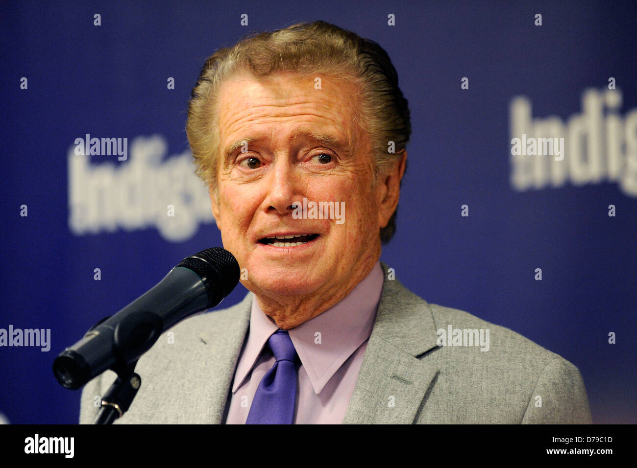 Regis Philbin at the Indigo Bookstore in Manulife Centre to sign copies of his new memoir 'How I Got This Way'. Toronto, Canada Stock Photo