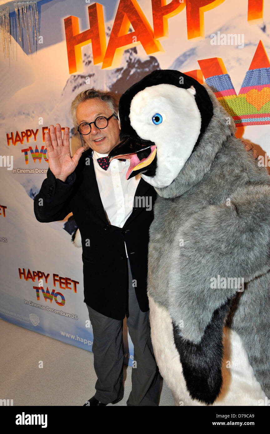 Miller 'Happy Feet Two' Australian premiere at Village Cinemas
